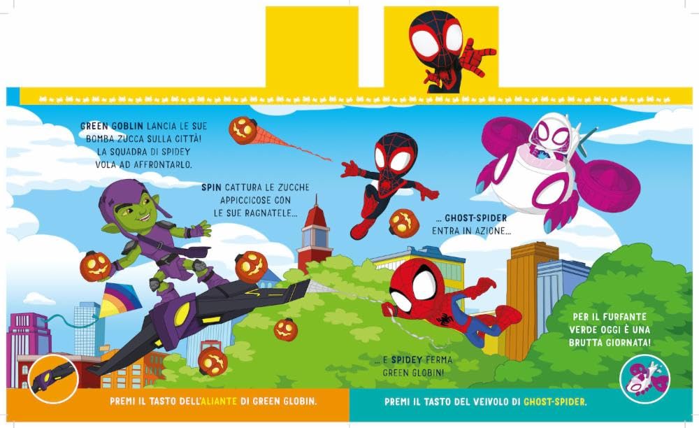 Spidey e i suoi fantastici amici. Premi e ascolta. Ediz. a colori