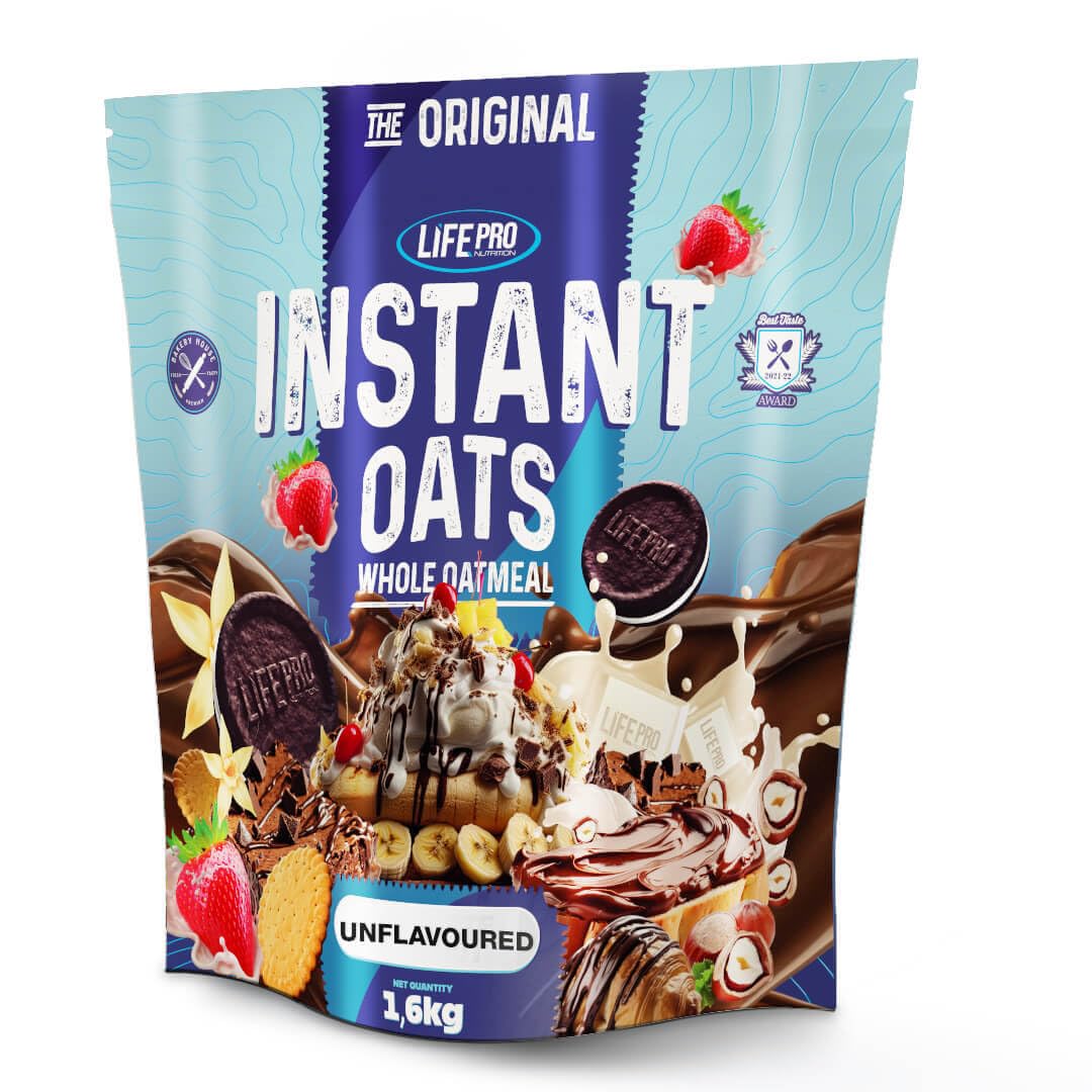 Life Pro Fit Food Instant Oats Premium 1.6kg | Carbohidratos de liberación lenta | Harina integral de avena (CHOKREO-NUTS) — view 7