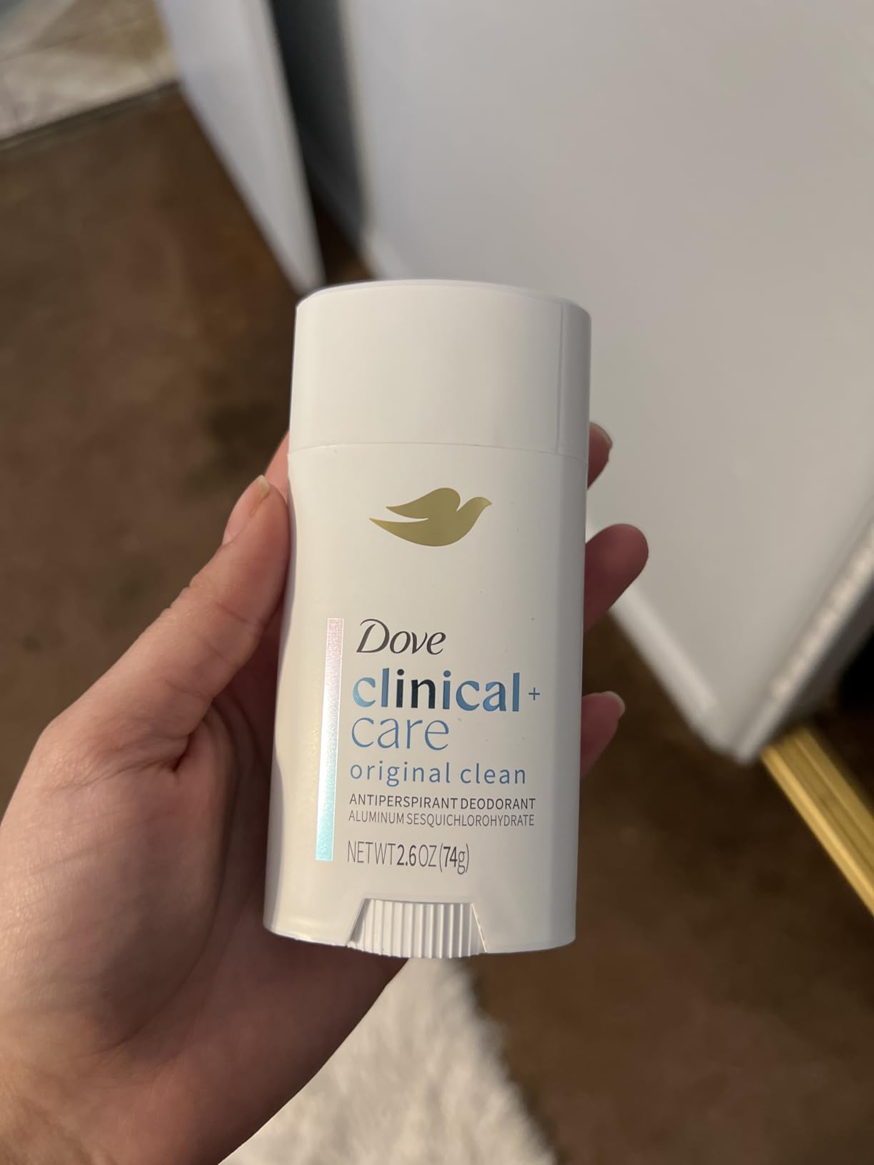 Unilever Dove Clinical + Care Antiperspirant Deodorant Invisible Solid Stick for Women Original Clean with Nourishing Serum 2.6 oz