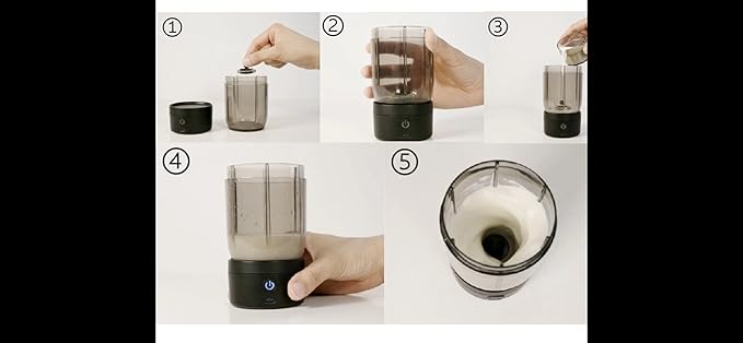 Cafetera Expreso Portátil Recargable con Espumador de Leche miniatura 8