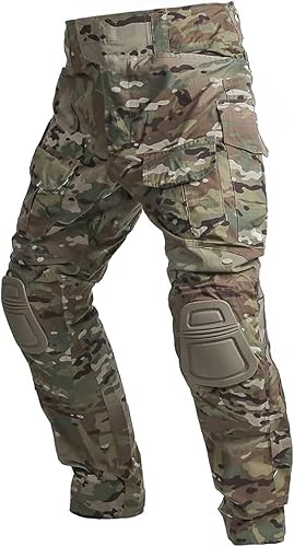 Miniatura 3 de EMERSONGEAR Pantalones de paintball G3 con rodilleras,Camisa táctica de combate para hombres,Militar Ejército Airsoft BDU pantalones al aire libre