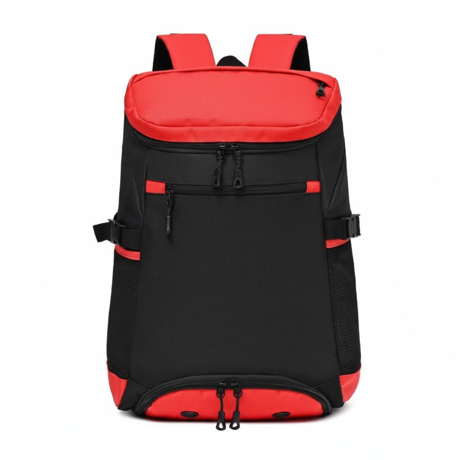 ATORSE Badminton Backpack Large Capacity Racket Backpack Two Shoulder Straps for Training, Competition, Gym, Black Red-image-27