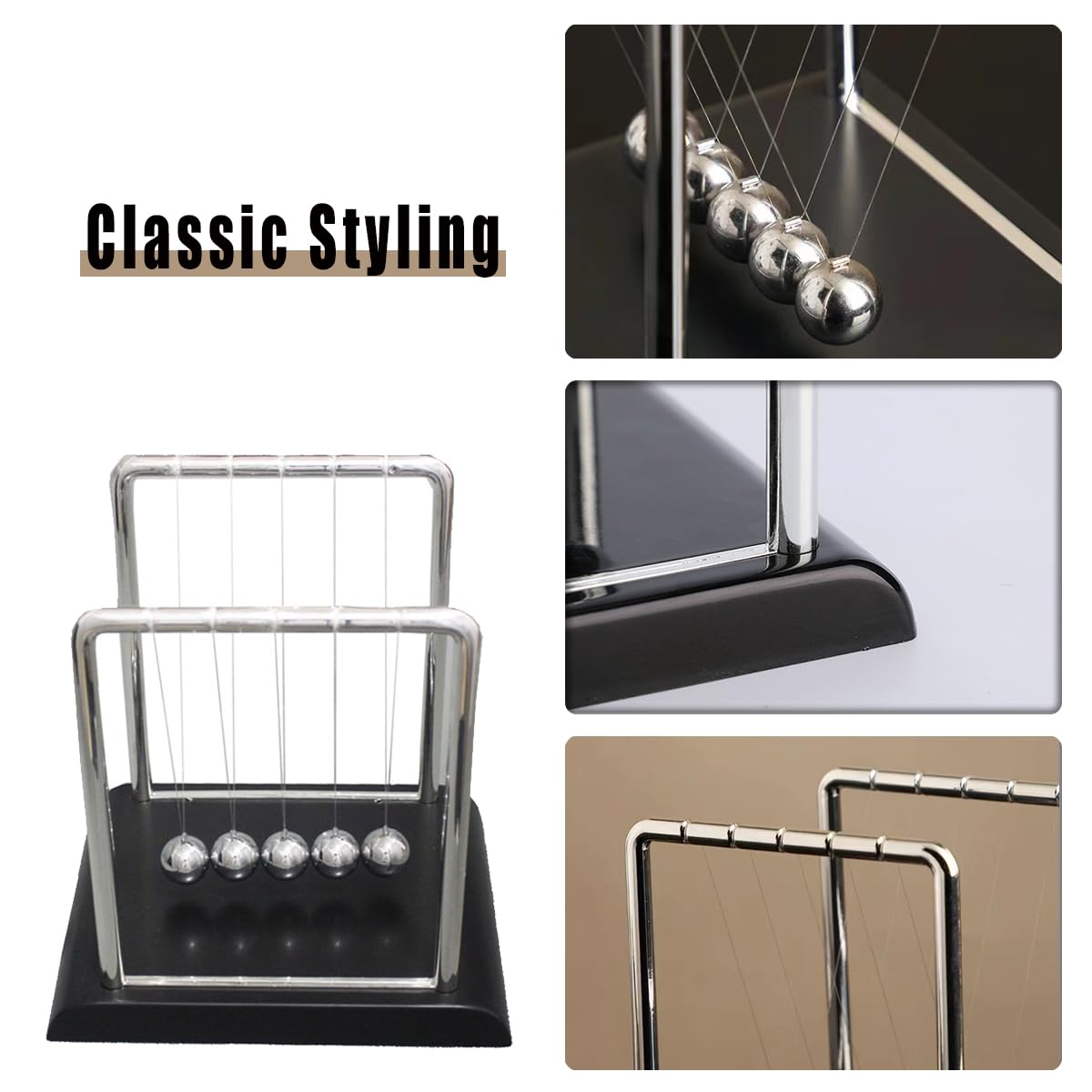 HEEPDD Stahl Balance Spielzeug - Eisen Balance Becher Für Stressabbau & Büro Dekoration