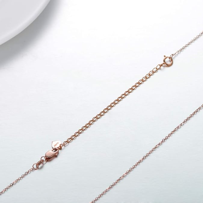 14K Solid Gold Chain Necklace Extender 3 Inch, Delicate Durable Adjustable Gold Chain Extender for Gold Necklace Bracelet