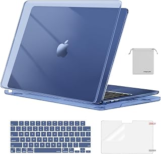 MOSISO Compatible with MacBook Air 13 inch Case M5 2026 M4 M3 M2 2025-2022