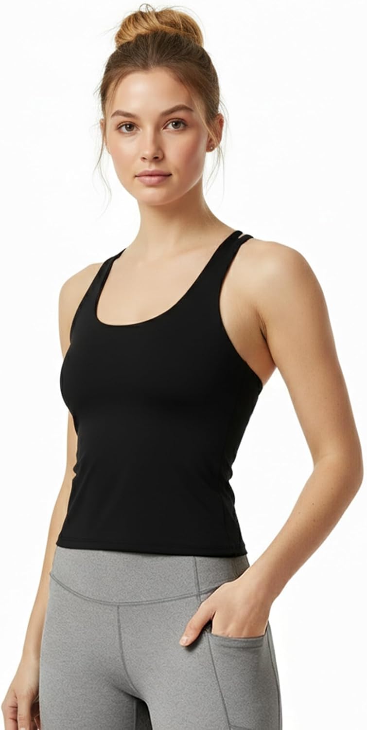 Workout Tops for Women Breathable Yoga Shirts for Women Gym-to-Street Sleeveless Tops - Image 4