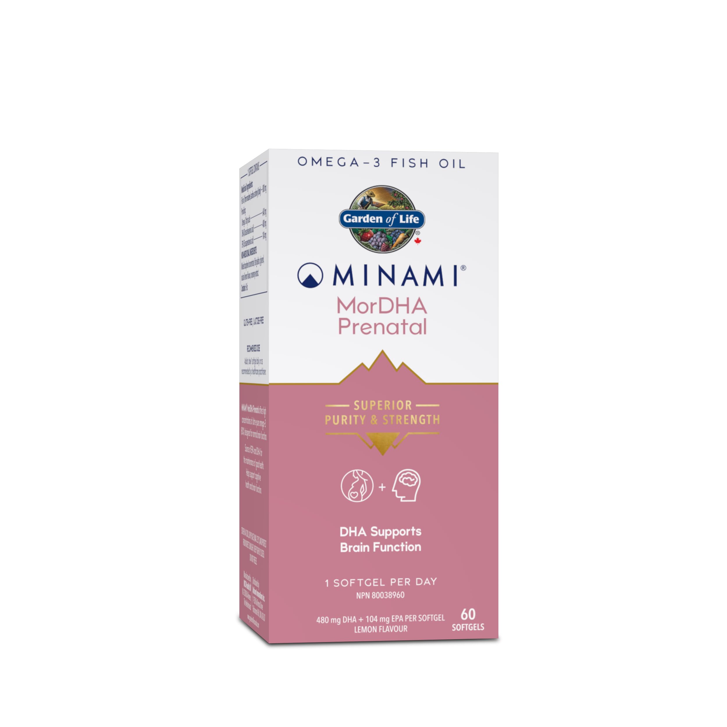 Minami Nutrition MorDHA® Prenatal 60 softgels