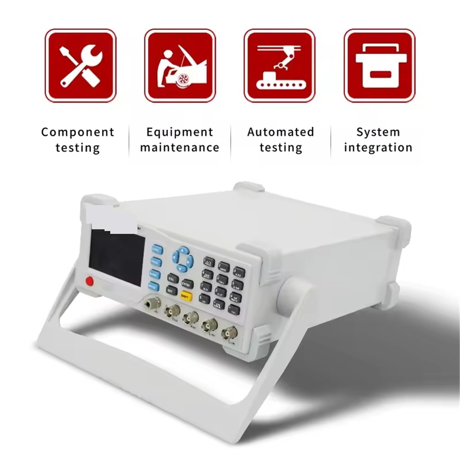 Medidor LCR profesional ET4510, comprobador digital de condensadores sobremesa, puente 10 Hz a 100 kHz, inspección