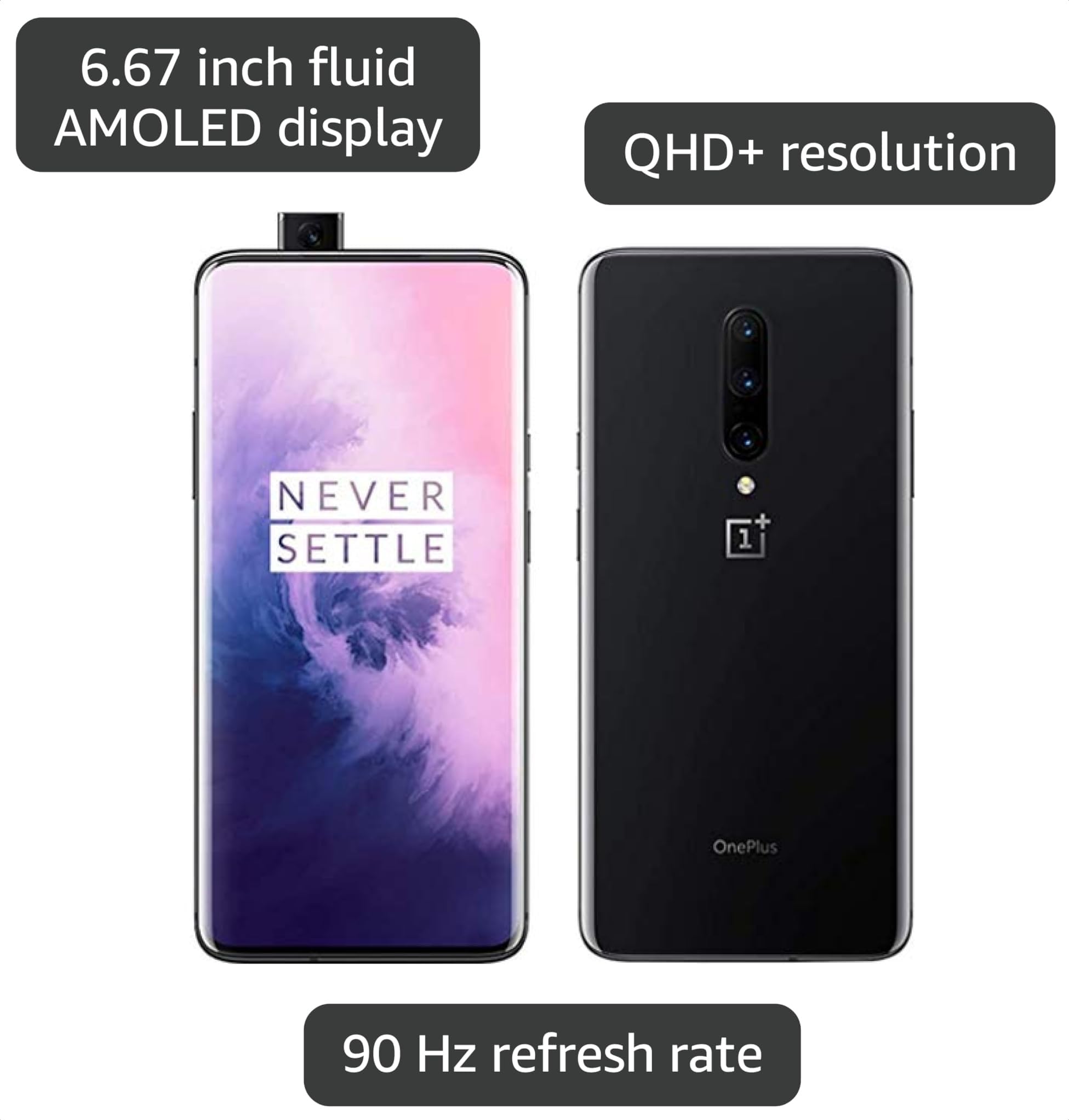 Amazon.com: OnePlus 7 Pro US Model GM1915 8GB RAM 256GB ROM T