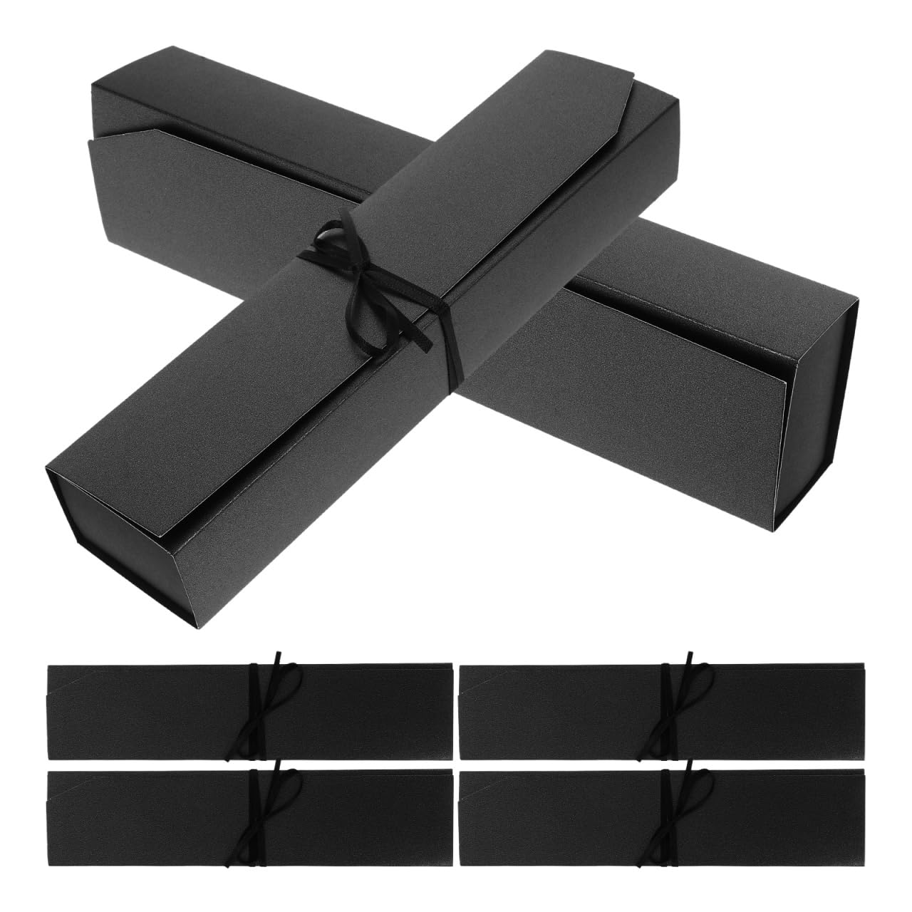 Boîtes cadeaux chocolats et chocolats noires Lot de 6 emballages élégants anniversaire fête
