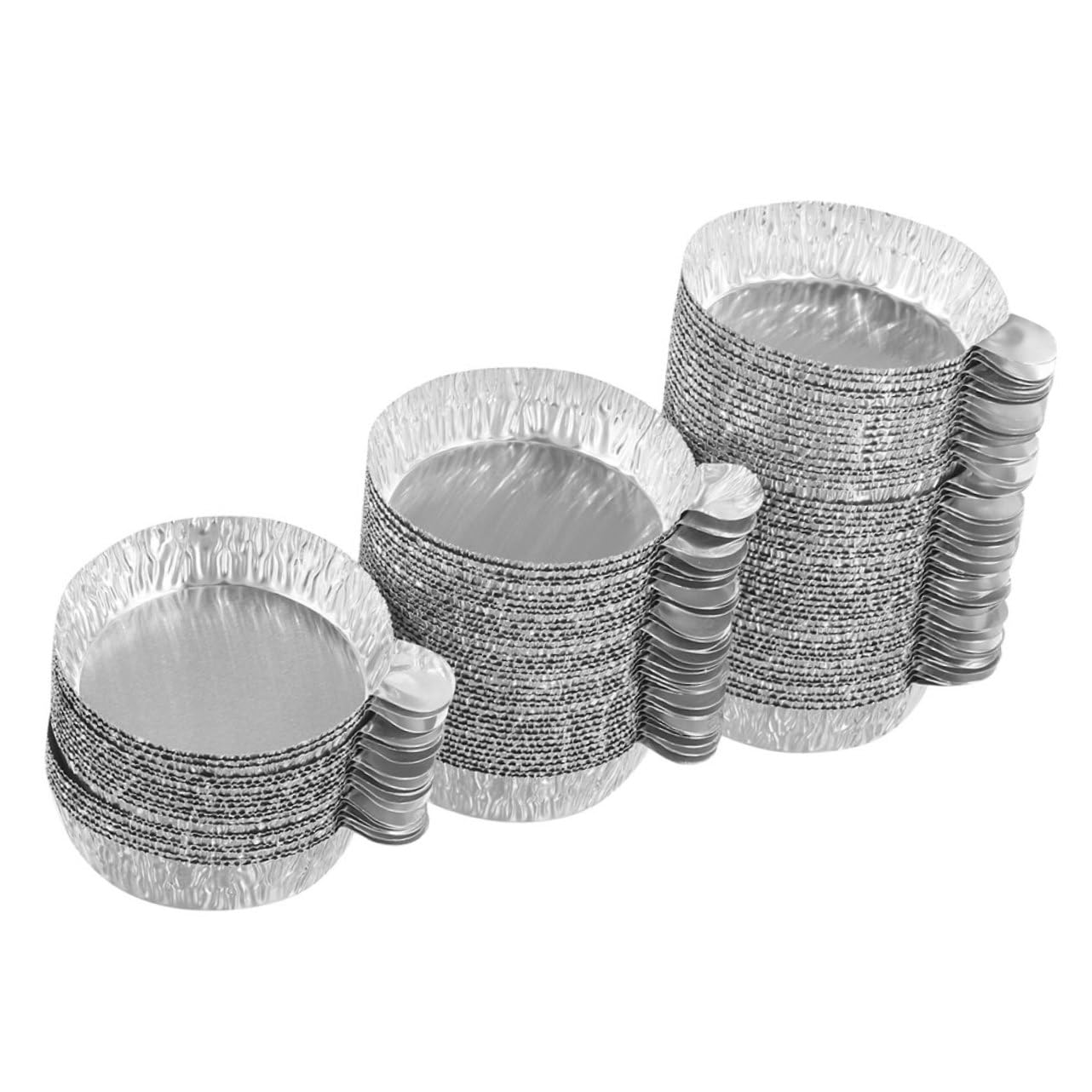 Lurrose Plato De Pesaje De Pesaje De Aluminio Papel De Aluminio Platos De Pesaje De Laboratorio Bandejas De Pesaje Bandeja De Pesaje De Laboratorio Plata 100 Piezas*4