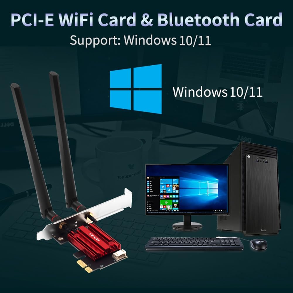 FENVI AC1200 WiFi Card - Dual Band & Bluetooth 5.1 -3 FENVI AC1200 WiFi Card - Dual Band & Bluetooth 5.1 -3