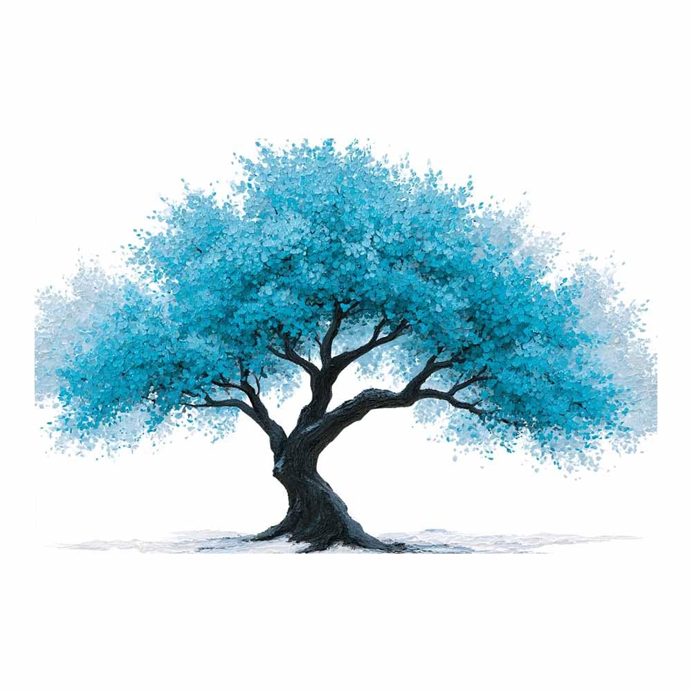 HOQIU Canvas Wall Art Sunlit Fantasy Tree tree poster, landscape wall art, for Living Room Bedroom Bathroom.(Multicolor)-70x100cm Unframed