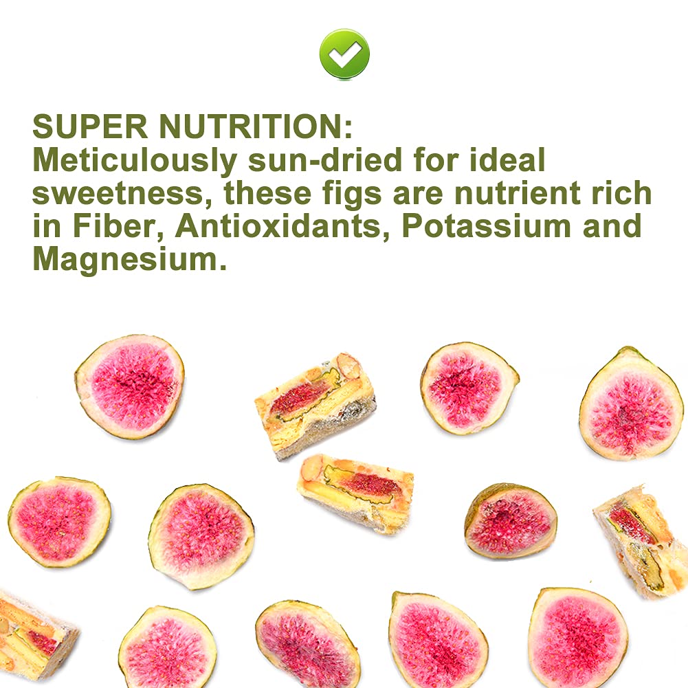 PlantGift Organic Dried Figs Fruit, Smyrna Figs 45G/1.58oz 无花果