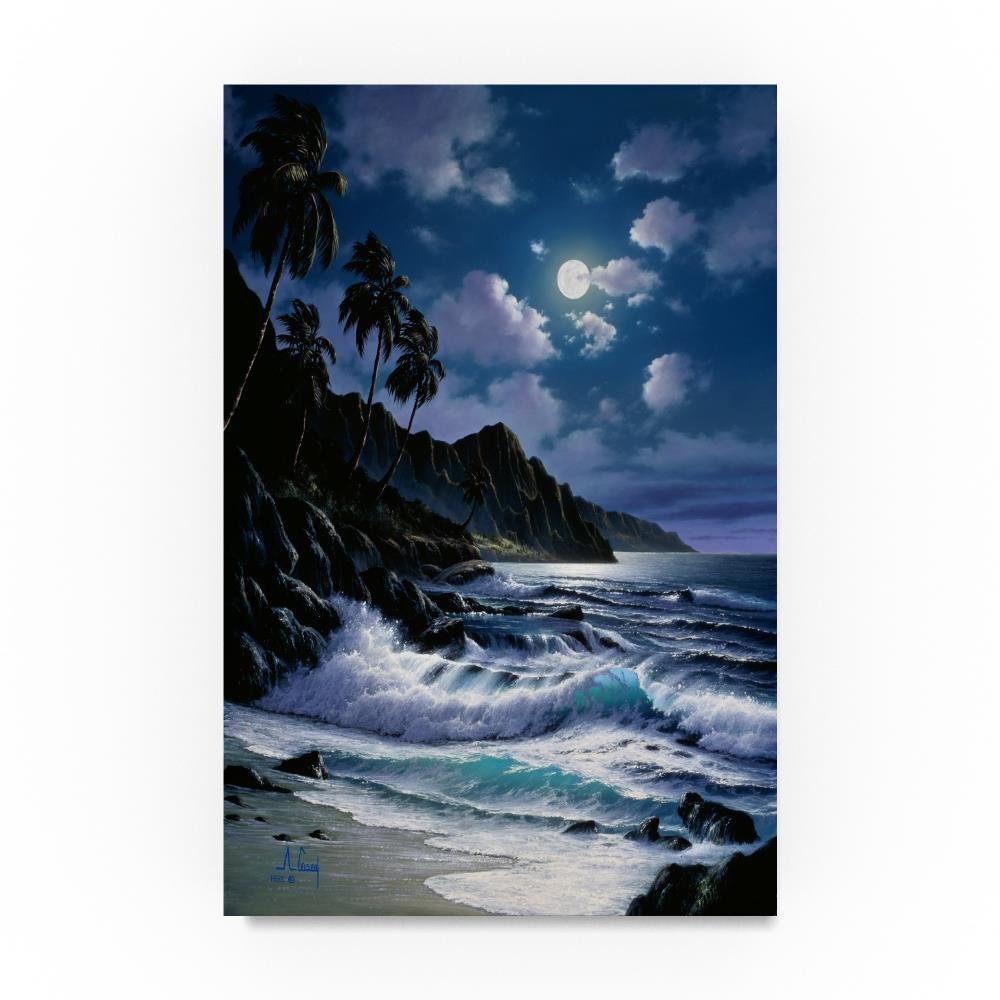 Trademark Fine Art Water Under The Moon 13 by Anthony Casay
