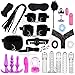 ZeeKoug Set di 25 Pezzi di Romanzo Polso E Anca Allenamento Combinazione Accessori (Nero), Indoor Divertimento E Tempo Libero Festival Cosplay Dispositivo, Regalo di Coppia immagine