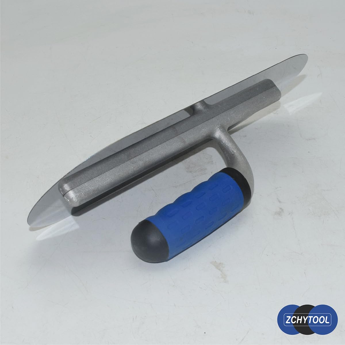 Frattazzo Lisciante Completamente Arrotondato 300 x 125 mm Acciaio Inossidabile Per Cemento Interno Ed Esterno Cazzuola Leggera Per Piscina