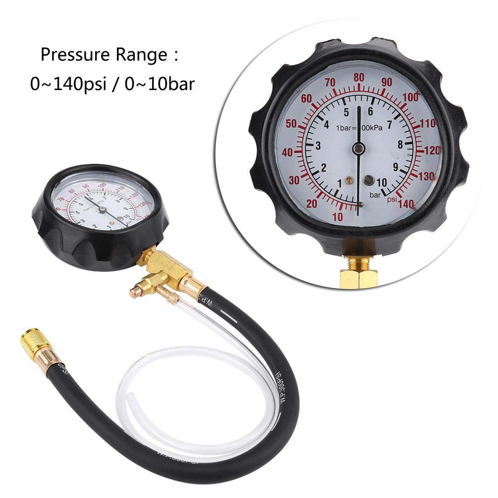 Tester pressione carburante,Tester manometro benzina TU-114 Pompa iniezione carburante Strumento diagnostico