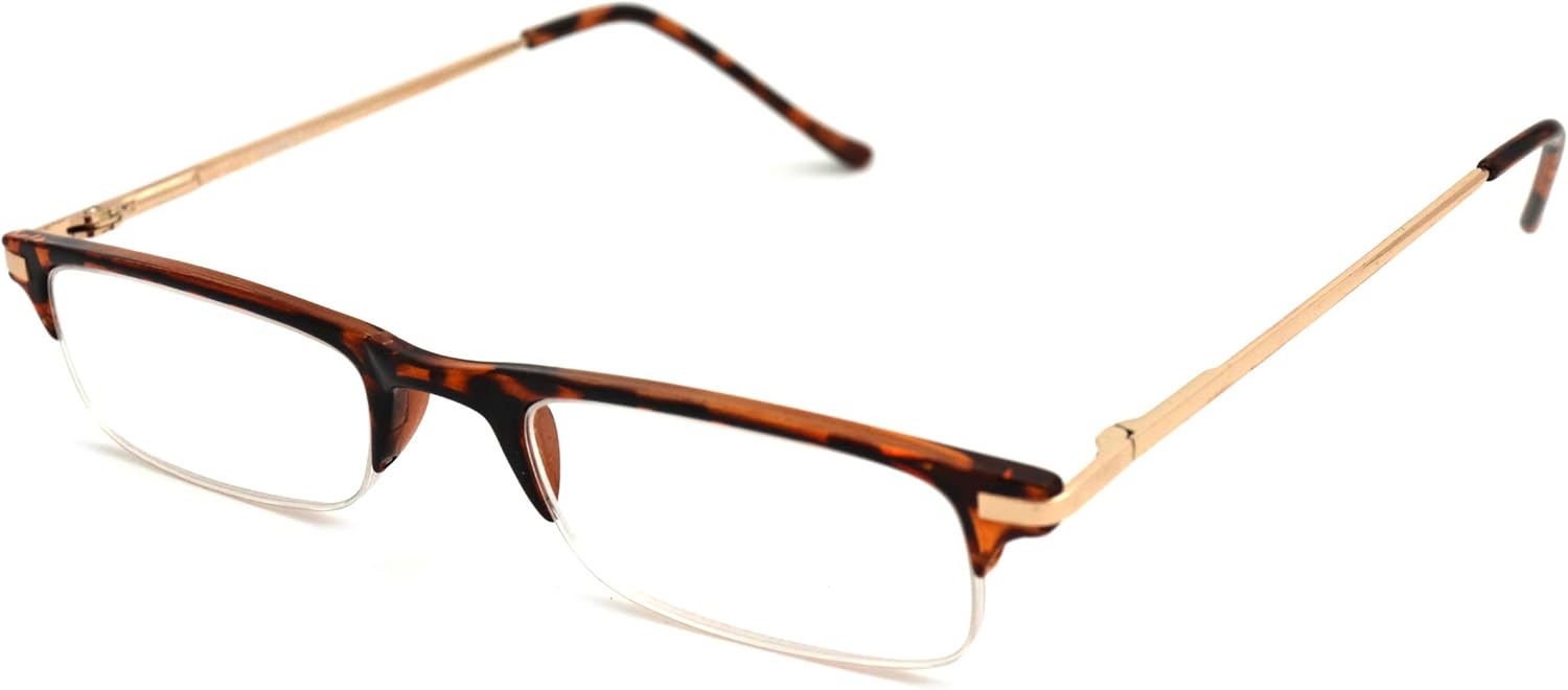 ColorViper Classic half eye reader Unisex composite spring temple Reading Glasses