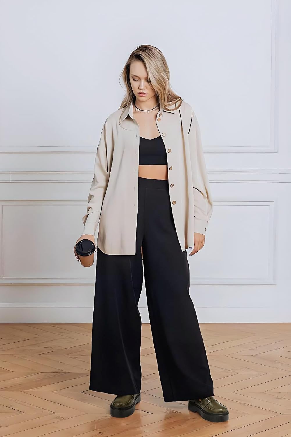 BEAUSEEN Women's Platform Chunky Penny Loafers Comfortable Lug Sole Slip-On Business Work Casual Dressy Shoes - Image 2