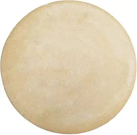 Pedra Refratária Para Pizza Forno e Churrasqueira 12mm Reforçada (Redonda 37cm)