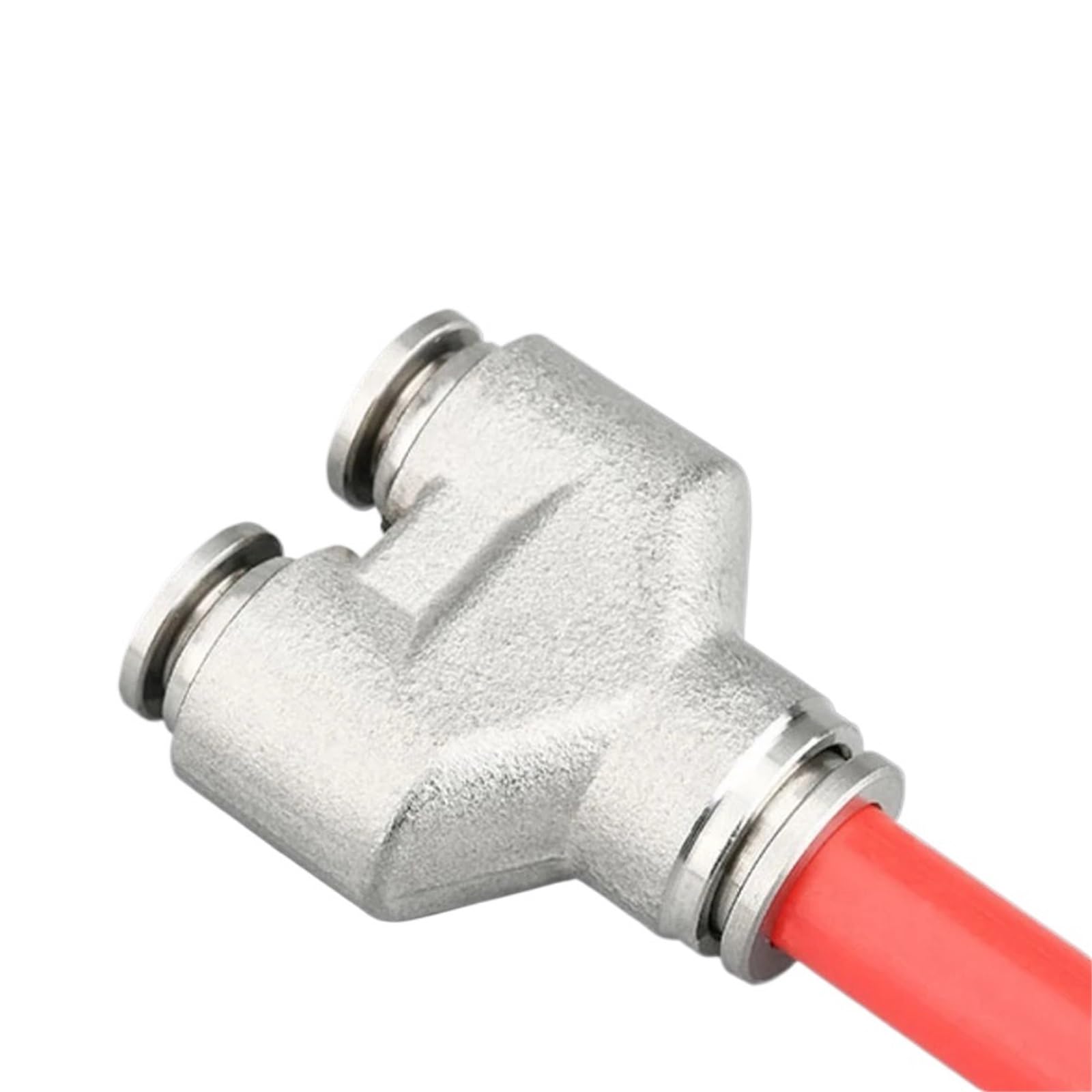 PY304 Connecteur rapide pneumatique en acier inoxydable de type Y Connecteur de tuyau à trois voies Connecteur rapide 4 mm 6 mm 8 mm 10 mm 12 mm 14 mm 16 mm (PY-14)