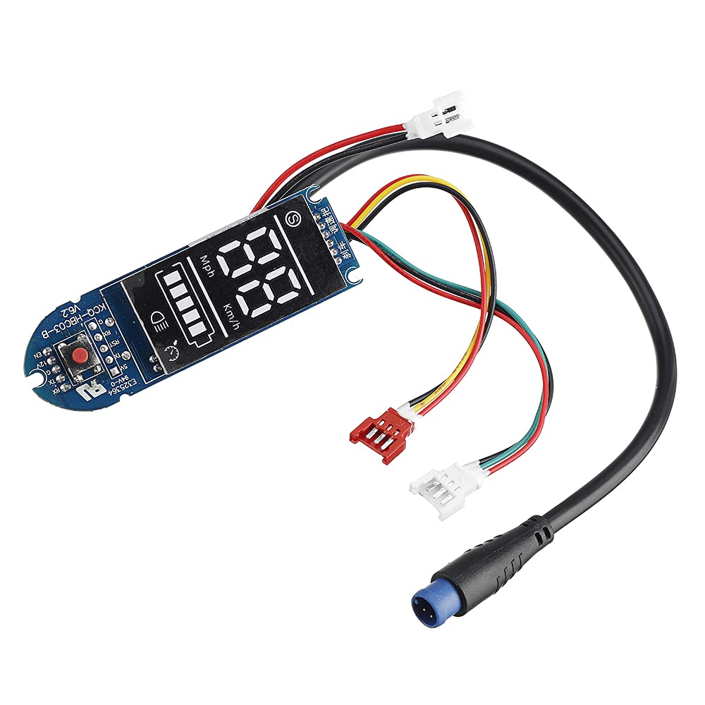 Regulador Patinete Electrico Controlador de Bicicleta eléctrico de 6 Piezas 36V 350W DC Controlador sin escobillas con Panel de visualización para Scooter E-Bike