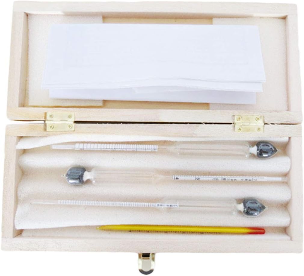 ihen-Tech Hydrometer Meter Alcohol Meter Alcohol Tester Alcohol Measurement Tool Alcohol Tester Wine Hydrometer Bar