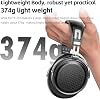 FiiO FT1 Pro Outdoor Rear Plane Magnetic Wired Hi-Fi Headset, Home, Studio, Recording, High Sensitivity (Black)