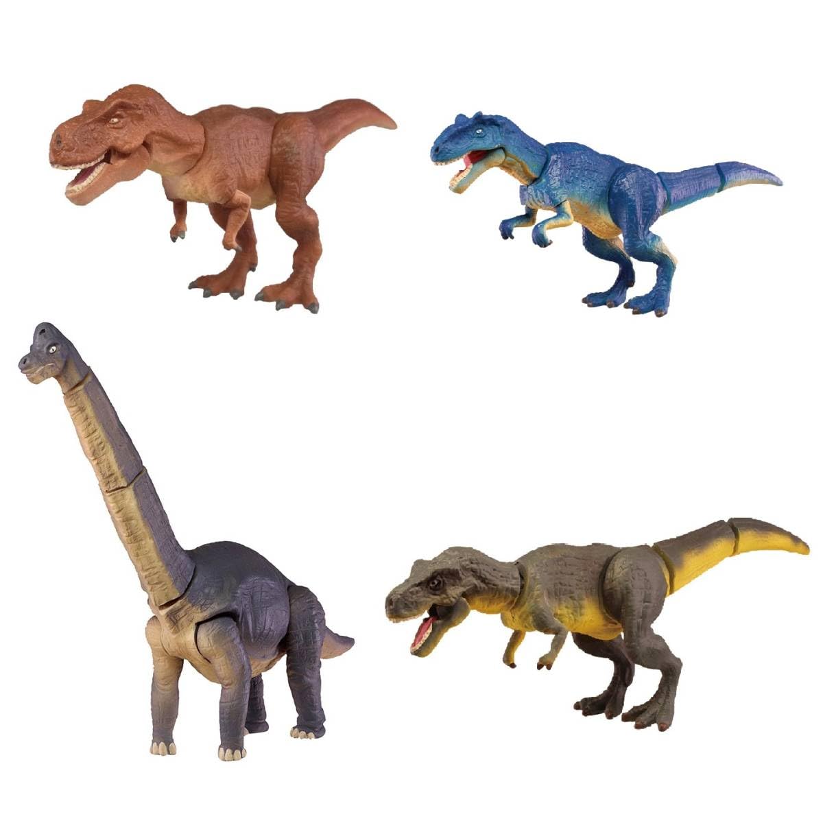 Amazon | ガチャアクション THE恐竜 進撃編 全4種 セット