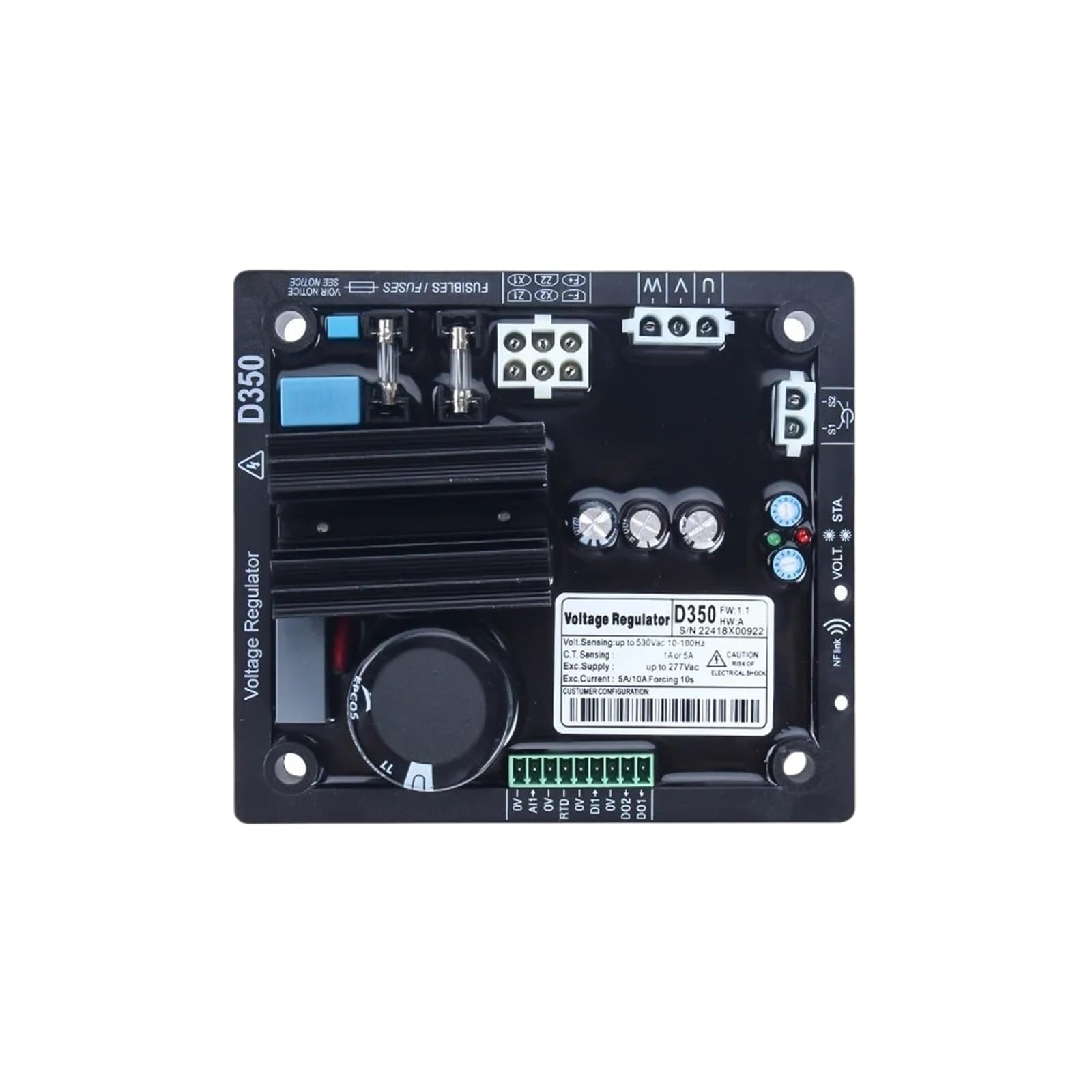 D350 AVR Automatic Voltage Regulator Generator Spare Part Board 1Pcs