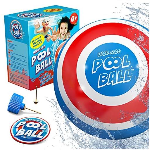 The Ultimate Pool Ball - Fun Pool Toys & Outdoor Gifts for Kids Age 6, 7 & 8-10 Year Old - Cool Pool Toy for Boys & Girls Water Sports - Play Unique Summer Family Games Underwater Swimming Accessories