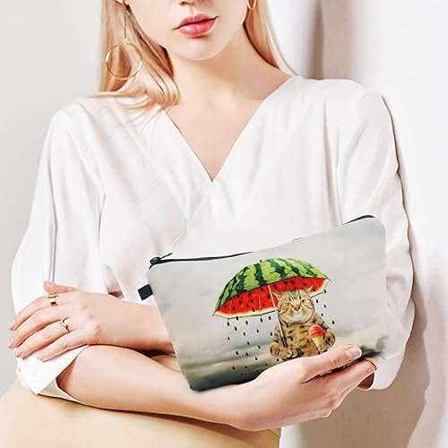 Miniatura 6 de Bolsas de cosméticos para mujeres, pequeña bolsa de maquillaje con girasoles para bolso, bolsa de aseo de viaje, accesorios organizadores, bolsa con