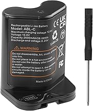 K KYUER ABL-C 2600mAh Robot Aspirapolvere Batteria per iRobot Braava Jet M6 6110 Series M611020 M612880 M612680 M614480 6100 Ultimate Robot Mop Vacuum Cleaner 28.08Wh Li-ion Battery