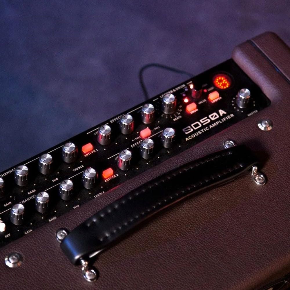Mooer SD50A - Combo Para Guitarra acústica (8", 50 W)