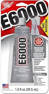 Eclectic Products 231020 10 Pack 1 oz. E6000 Precision Tip Adhesive, Clear