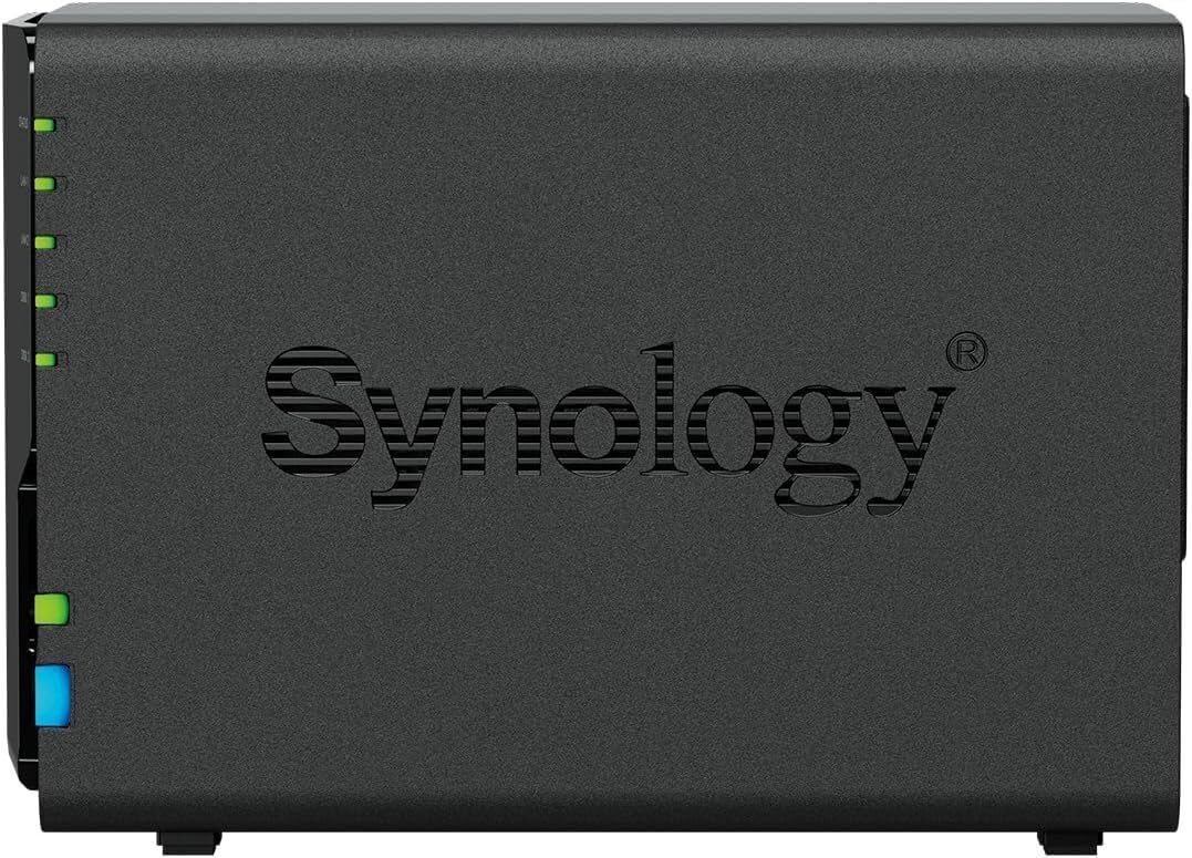 Synology DS224+ 2-Bay Diskstation NAS (Intel Celeron J4125 4-Core 2.0 GHz 2GB DDR4 RAM 2xRJ-45 1GbE LAN-Port) 16TB Bundle mit 2X 8TB Synology Plus-Serie HDDs (HAT3310-8T)