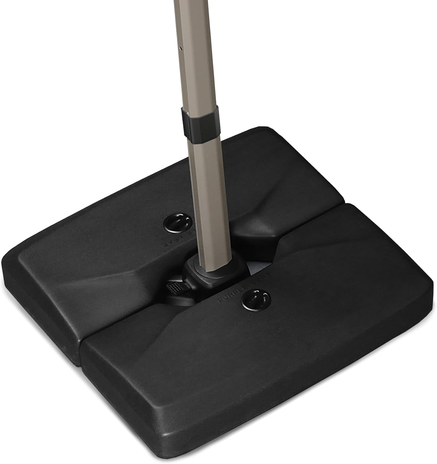 PURPLE LEAF Patio Umbrella Base 365 lbs Load Capacity Filled with Sand & Water Offset Cantilever Umbrellas Stand