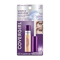 Vista 7 de COVERGIRL Corrector de triple acción Simply Ageless ligero, paquete de 1