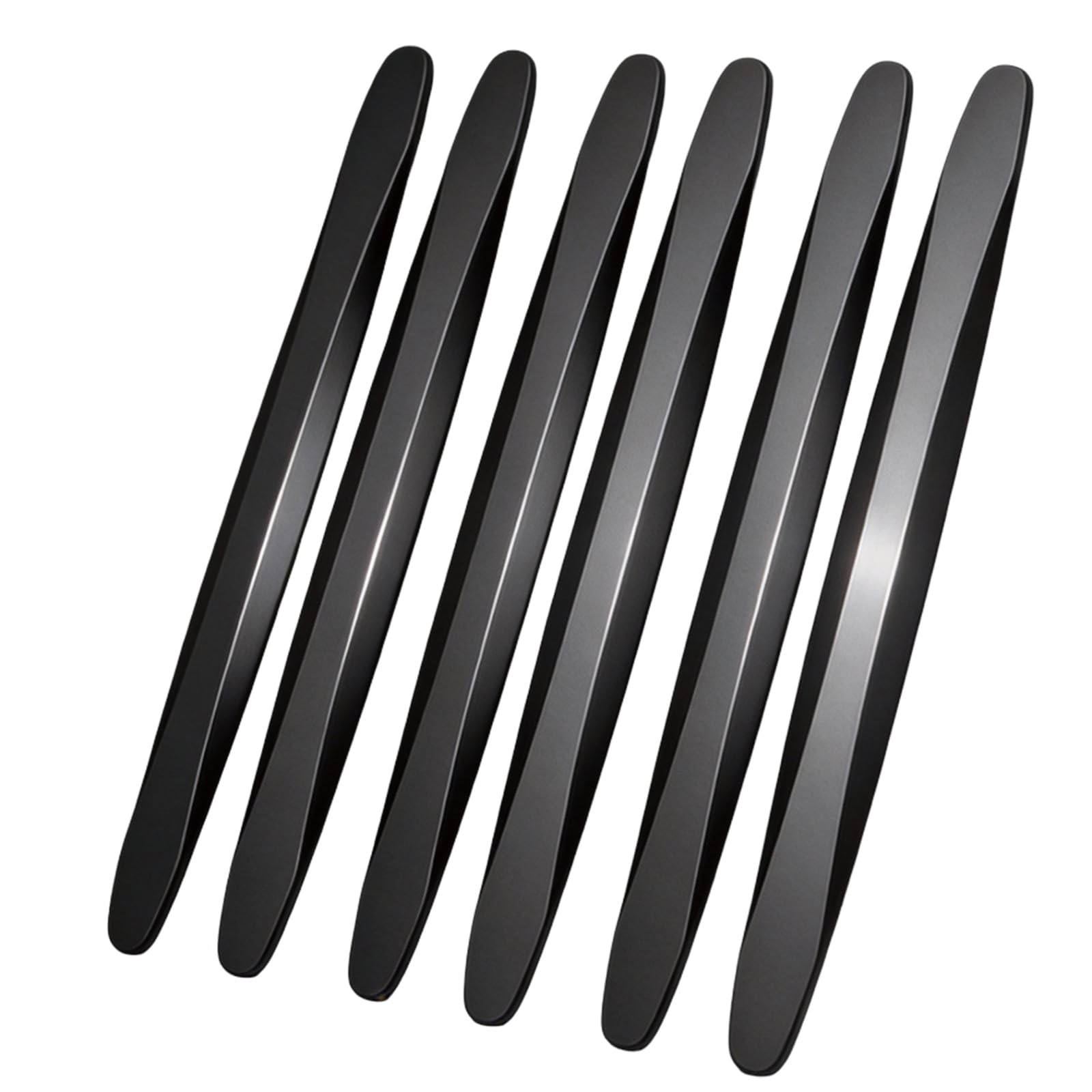 Car Door Protector 6PCS Anti-collision Scratch-resistant Universal Protection Strip Black