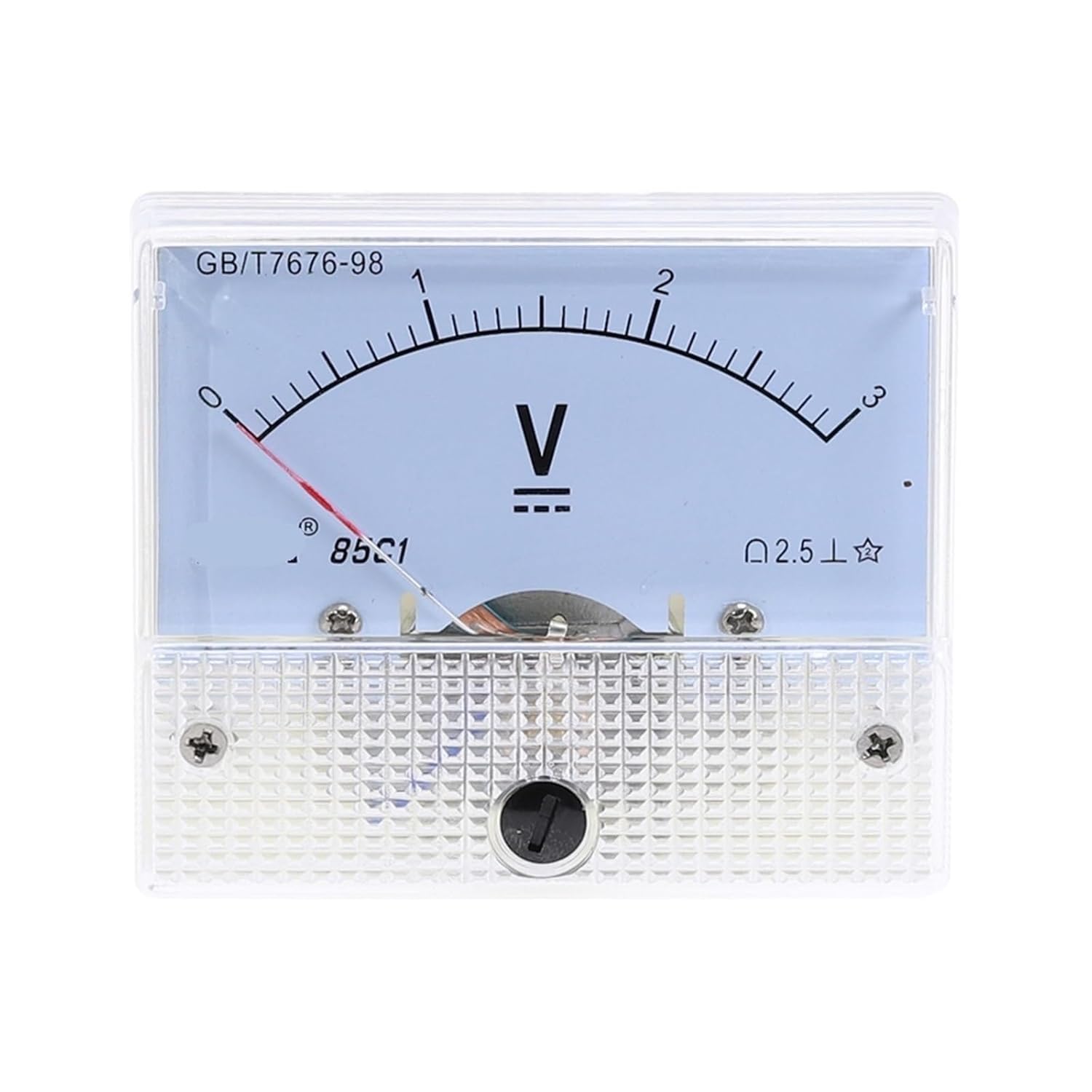 DC Analog Panel Volt Voltage Meter 85C1 DC 50V Voltmeter Gauge Mechanical Voltage Meter 1Pcs