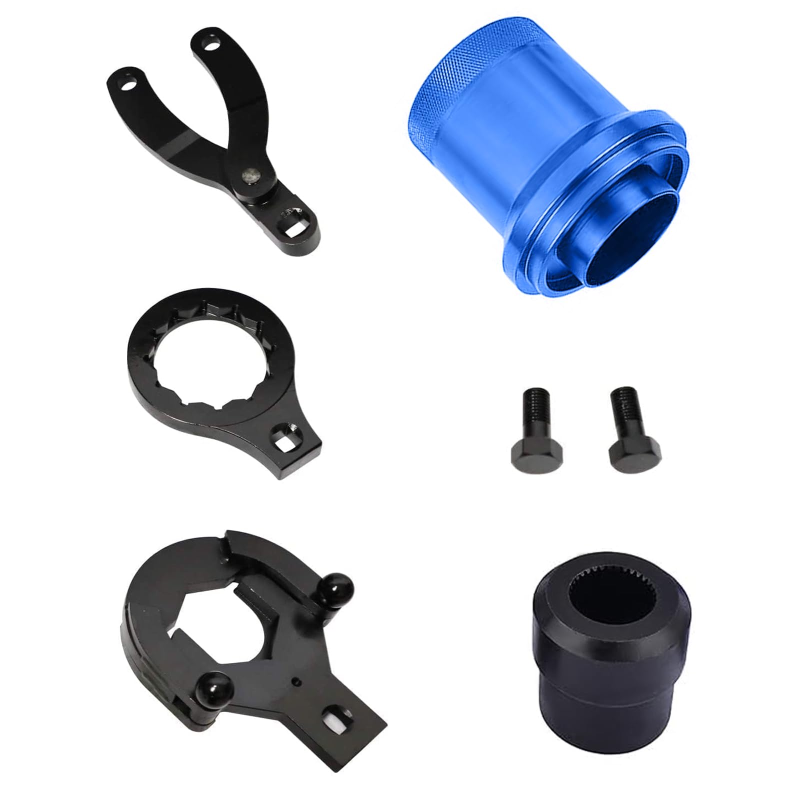 LIROPAU Herramientas de Instalación Extracción del Diferencial del Eje de Transmisión Trasera para instalación/desmontaje de rodamientos de Rueda Compatible con X3 X5 X6 E70 E90 E91 E92 RWD 4WD