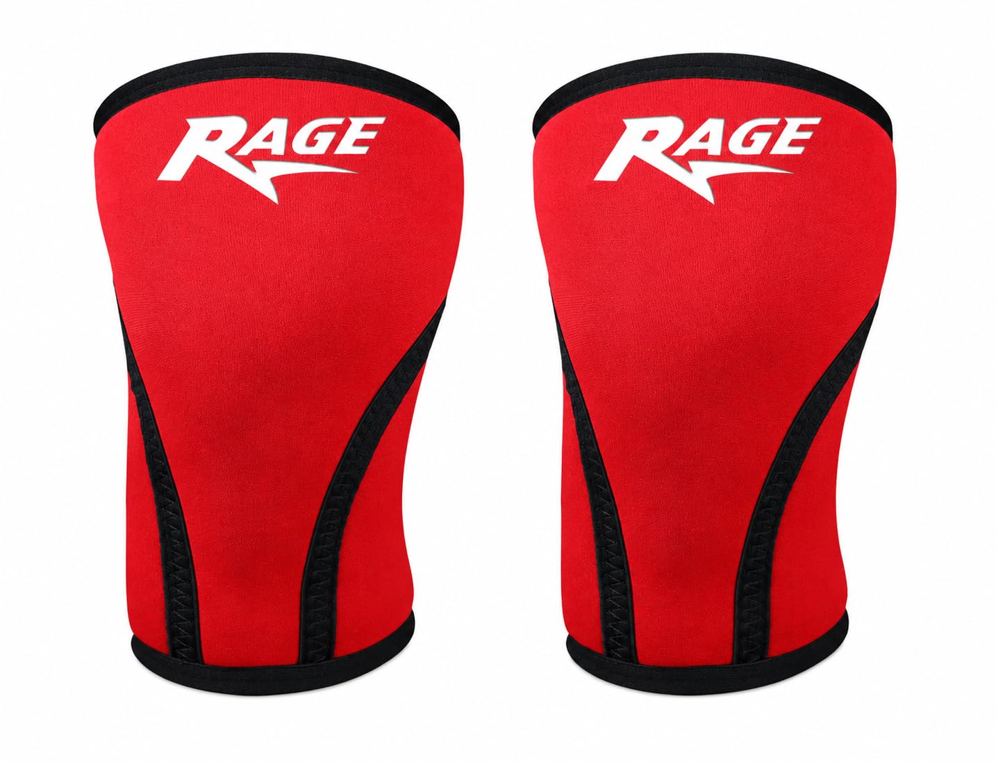 Rage 7mm Knee Sleeves Extra Thick SBR Neoprene for Gym (Pair)-image-37