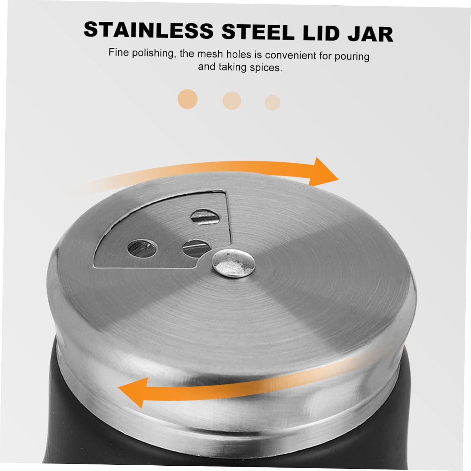 2pcs Glass Seasoning Shaker with Stainless Steel Lid Versatile Spice Dispenser for Salt Pepper and Condiments Stylish Kitchen Organization and Freshness Preservation