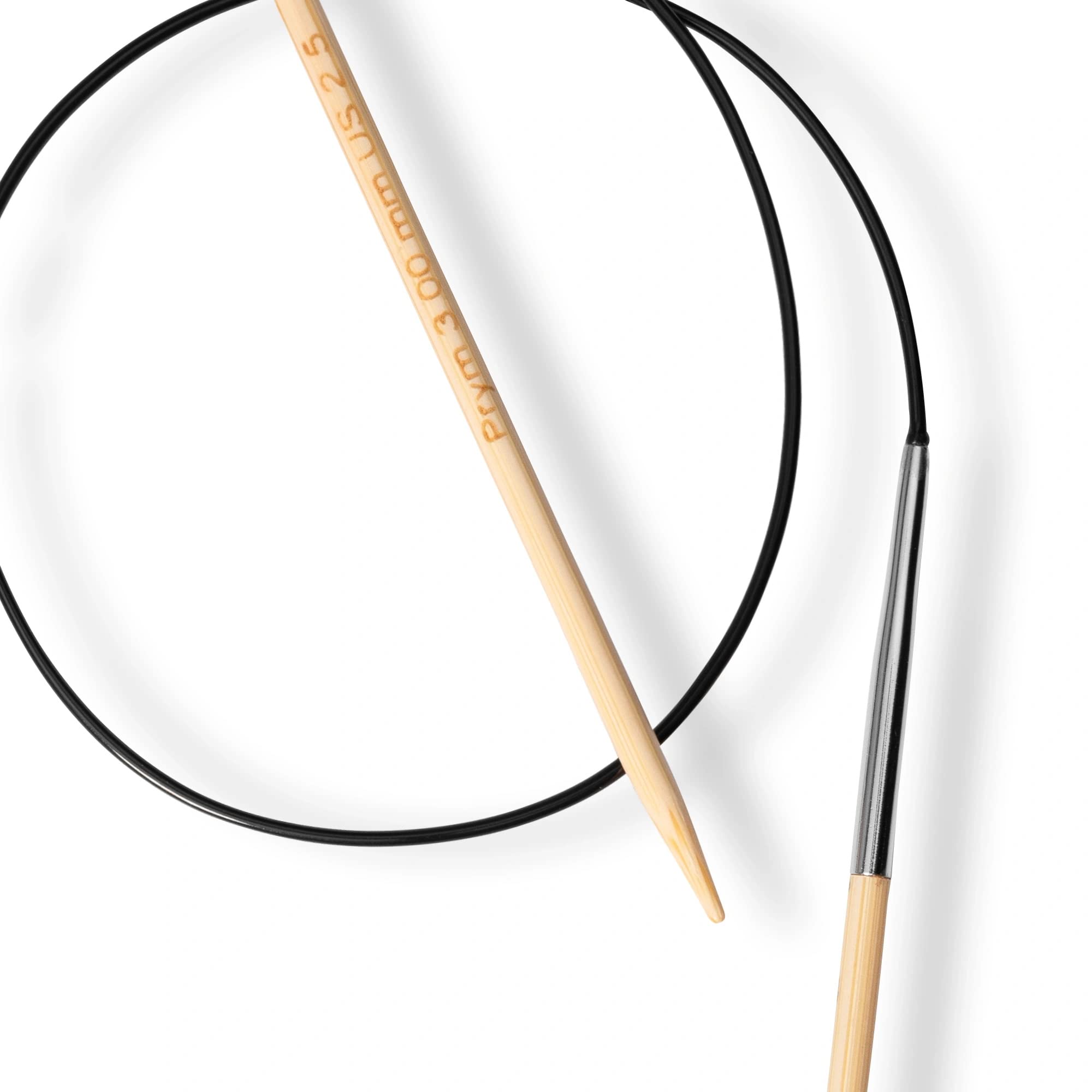 Prym 40 X 7 Mm Aiguilles Tricoter Circulaires En Bambou