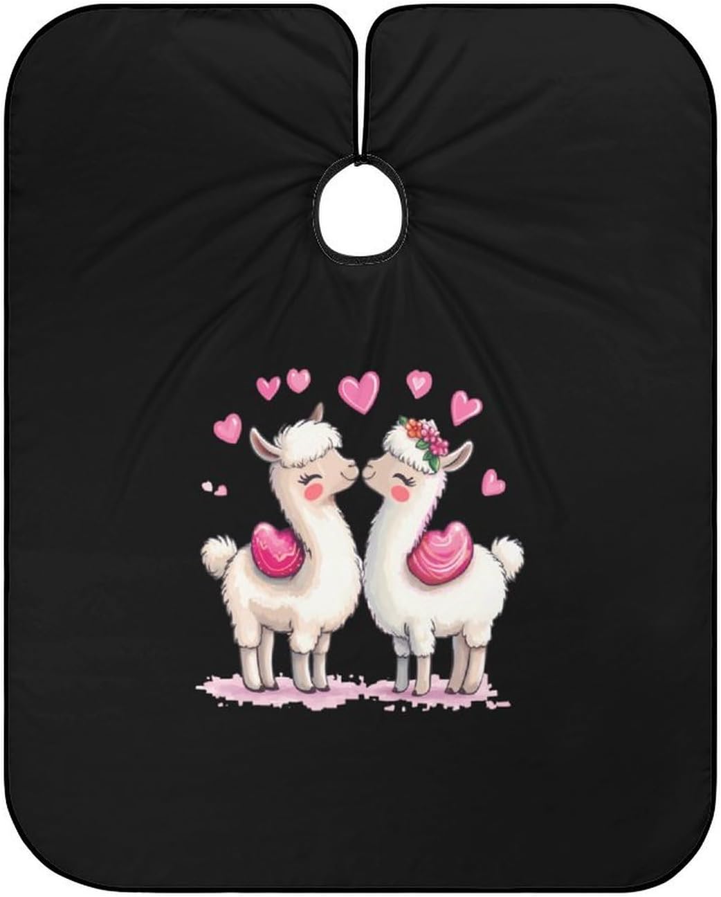 Loves Llamas Barber Cape Professional Hair Cutting Apron Hairdresser Cape for Men Women