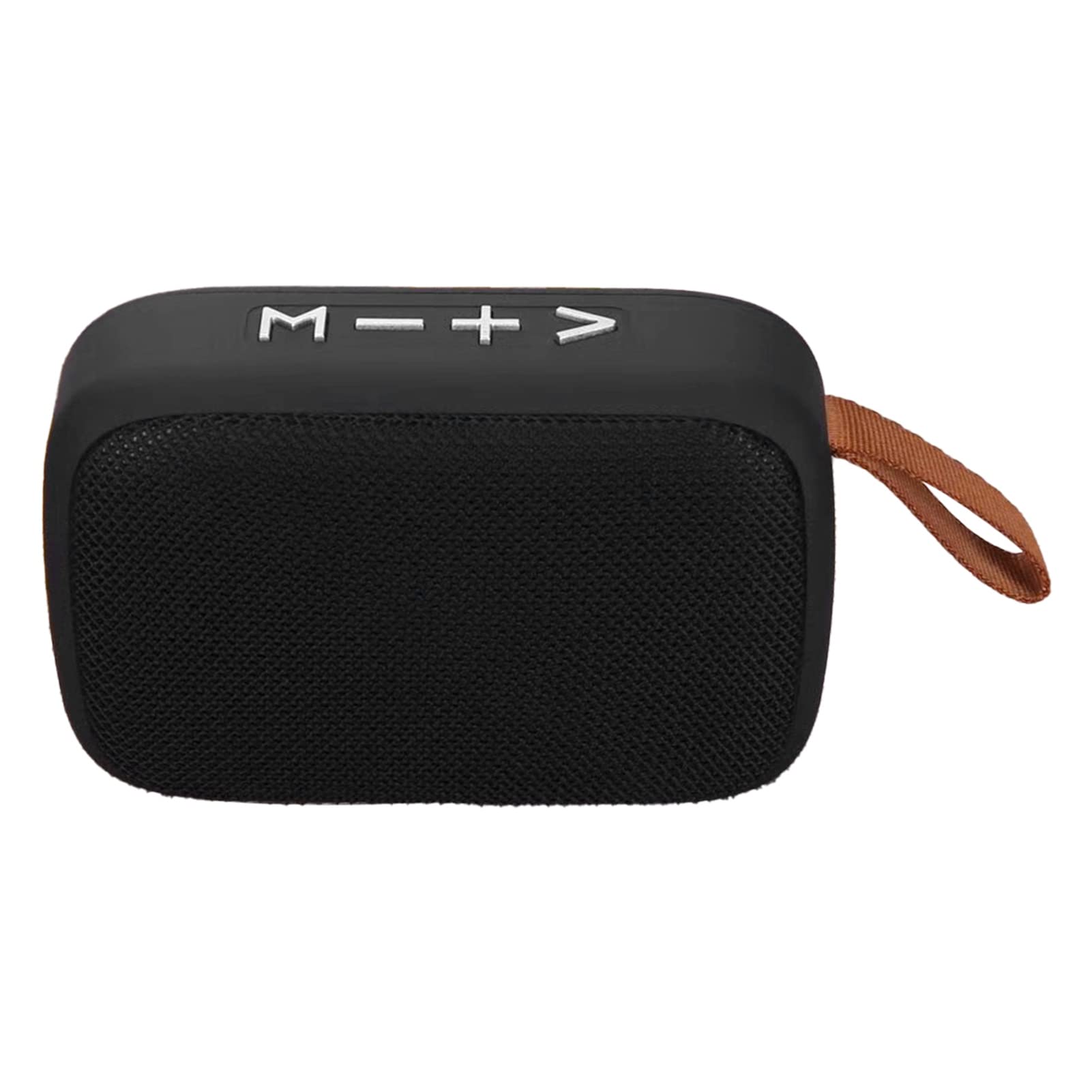 Portable Speakers Mini Speaker with Hand Strap Black for Travel Sport