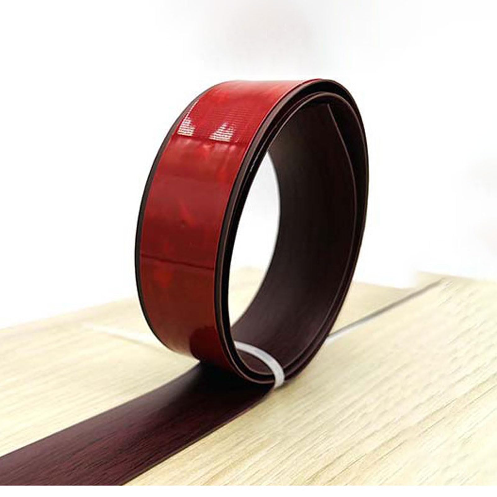 Afqboeqxy Red Oak Pvc Floor Transition Strip Self Adhesive Self Adhesive Floor Strip, 3.3Ft, Multicolor, Multiple Sizes, Tile Wood Laminate Gaps(,7.6Cm 3In/1M 3.3Ft)
