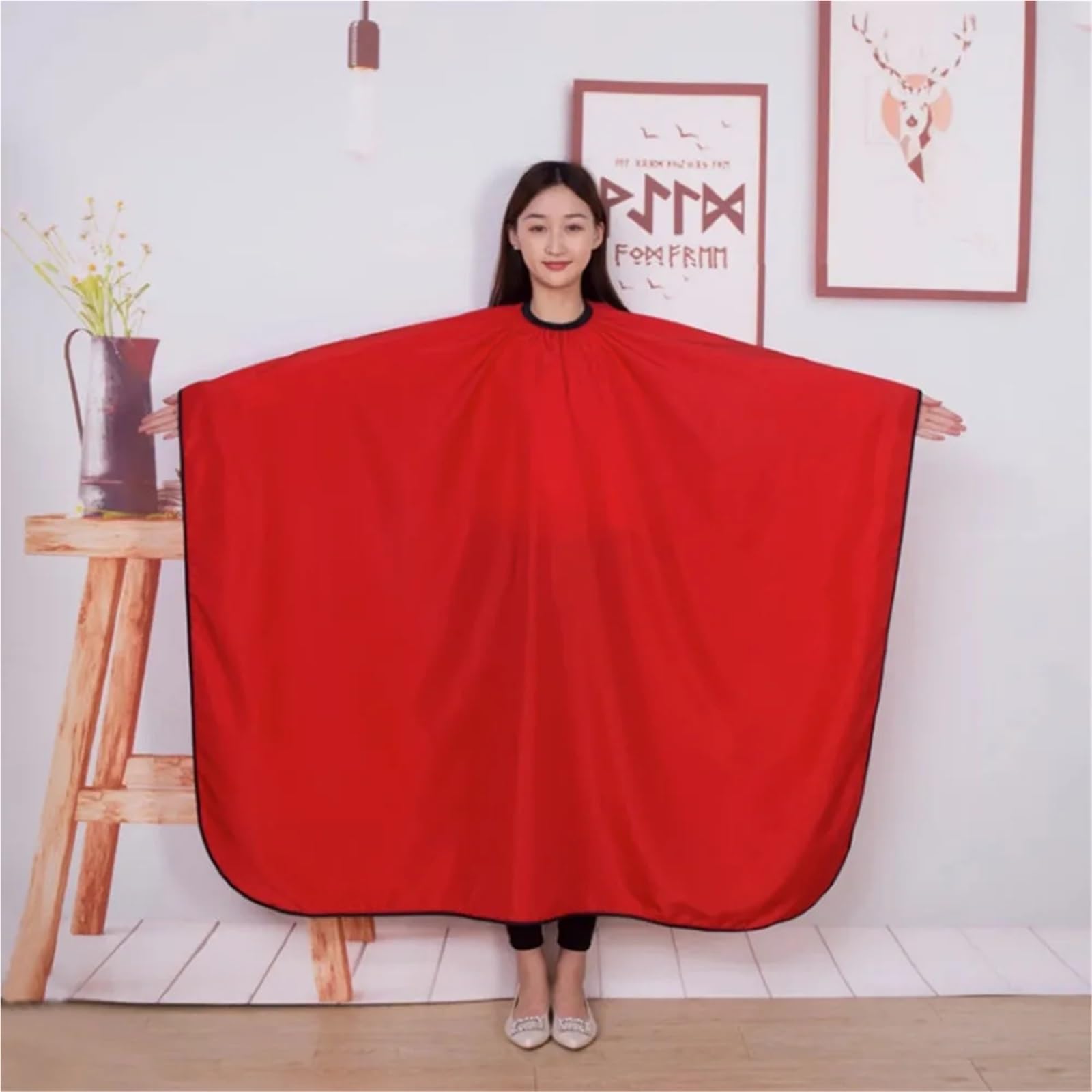 3 stücke Haar Schneiden Cape Pro Salon Friseur Tuch Kleid Barber Wasserdichte Schürze Haarschnitt Capes Für Salon Haarschneiden Friseur