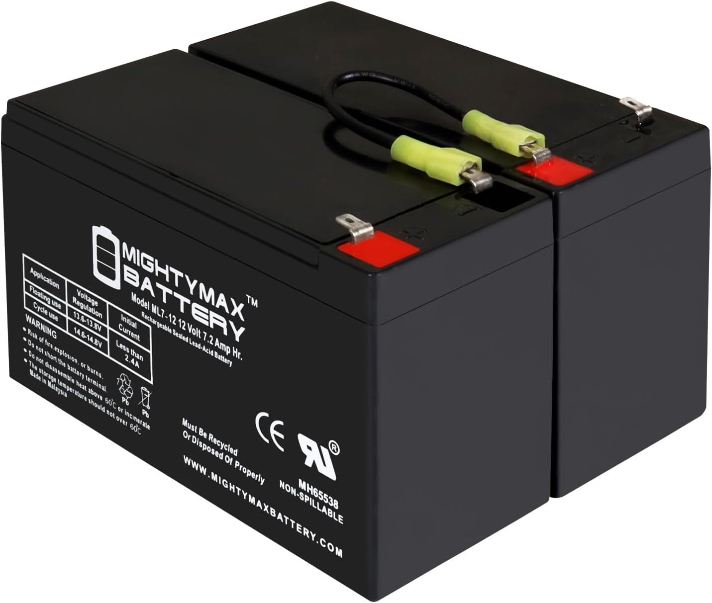Amazon.com: Mighty Max Battery RBC5 UPS Complete Replacement Battery ...